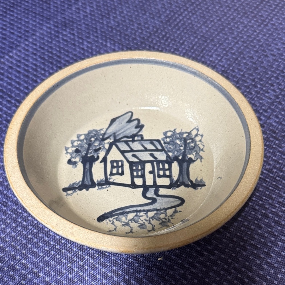 BBP Beaumont Brothers Pottery shallow bowl small pie plate House Design 6.5”